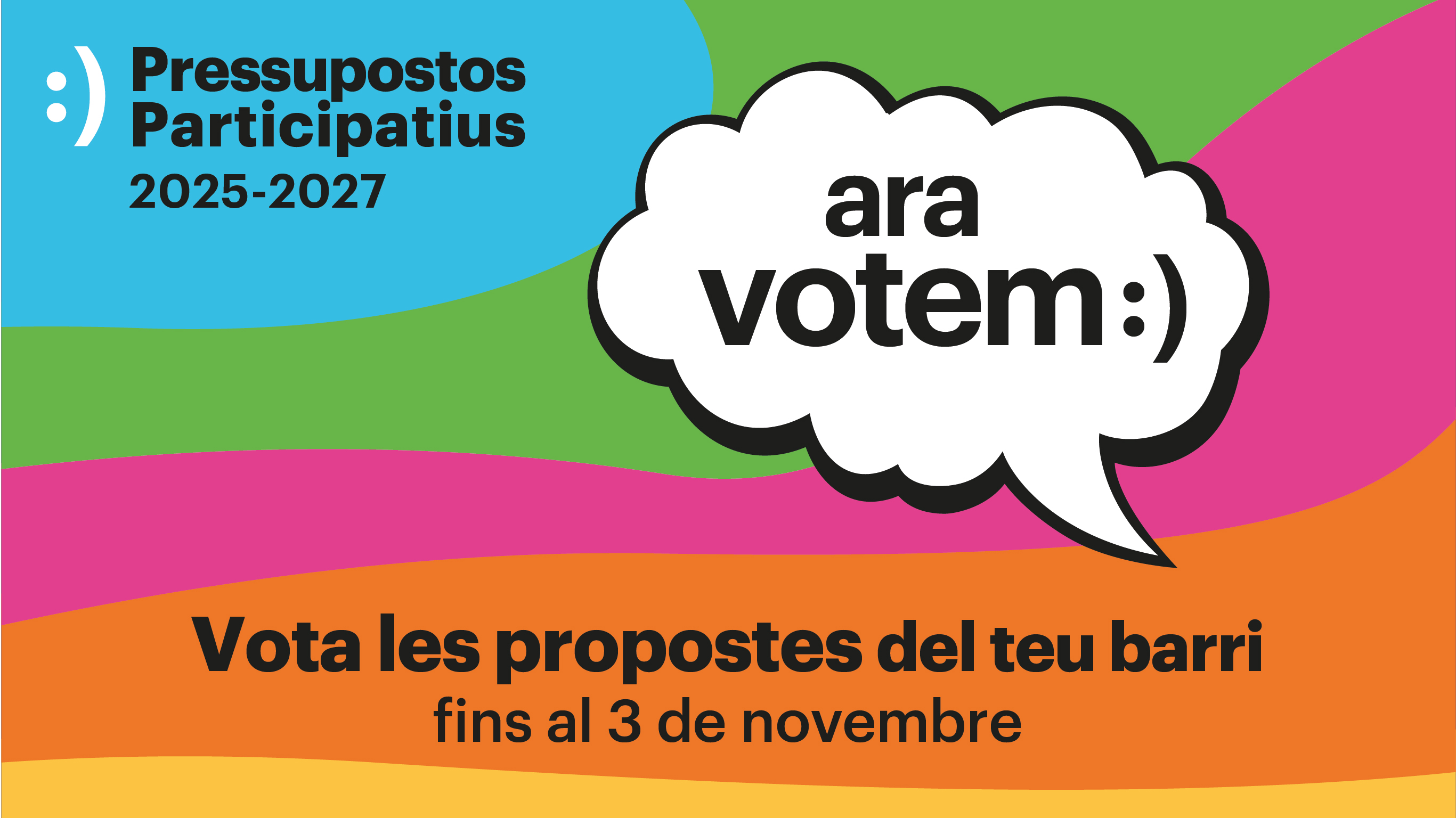 Imatge pels mitjans: Pressupostos Participatius 2025-27