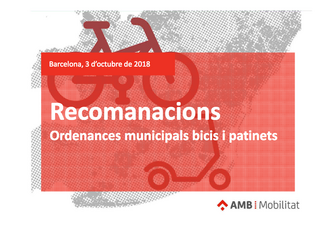 Proposta d'ordenança Bicicletes